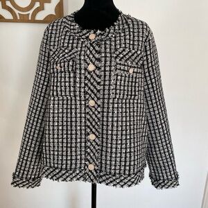 Adrianna Papell black blazer size XL